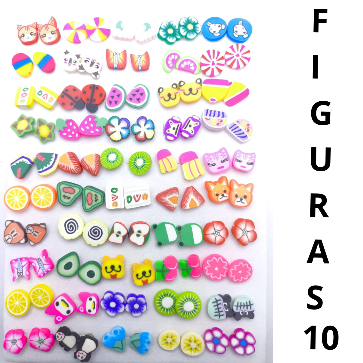 Pendientes de Animales Y Frutas Multicolores 02
