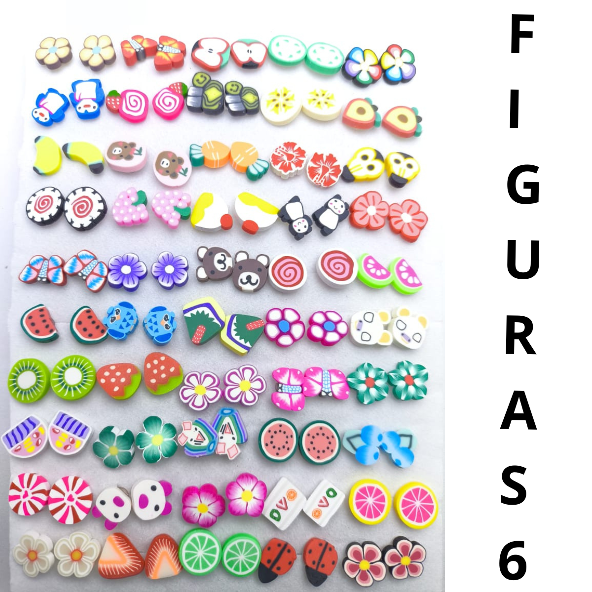 Pendientes de Animales Y Frutas Multicolores 01