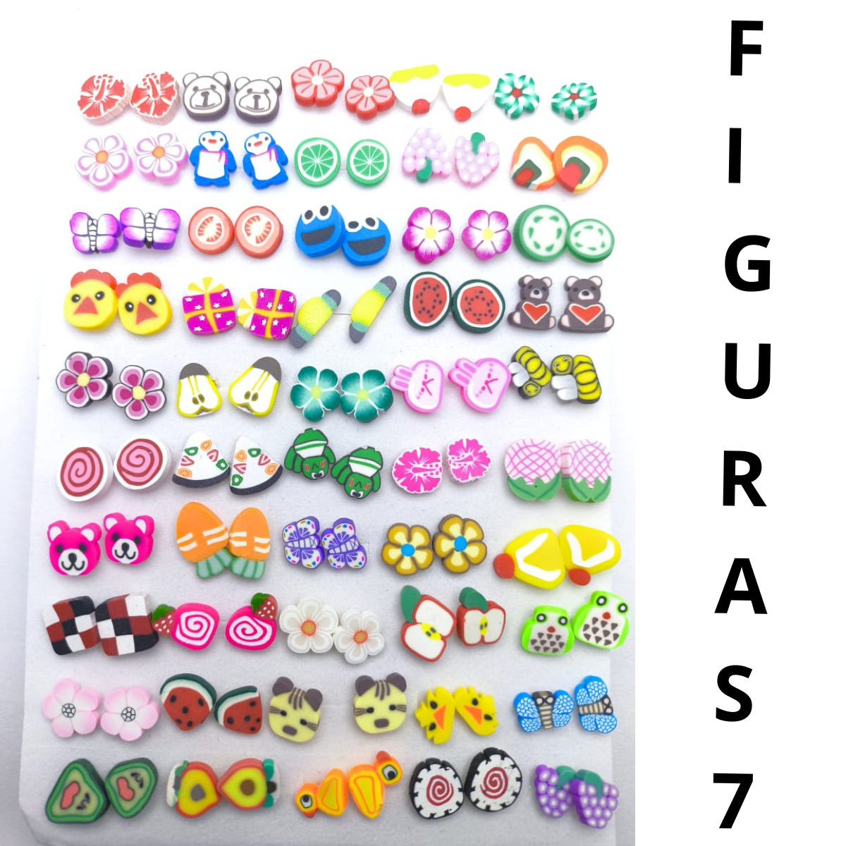 Pendientes de Animales Y Frutas Multicolores 02