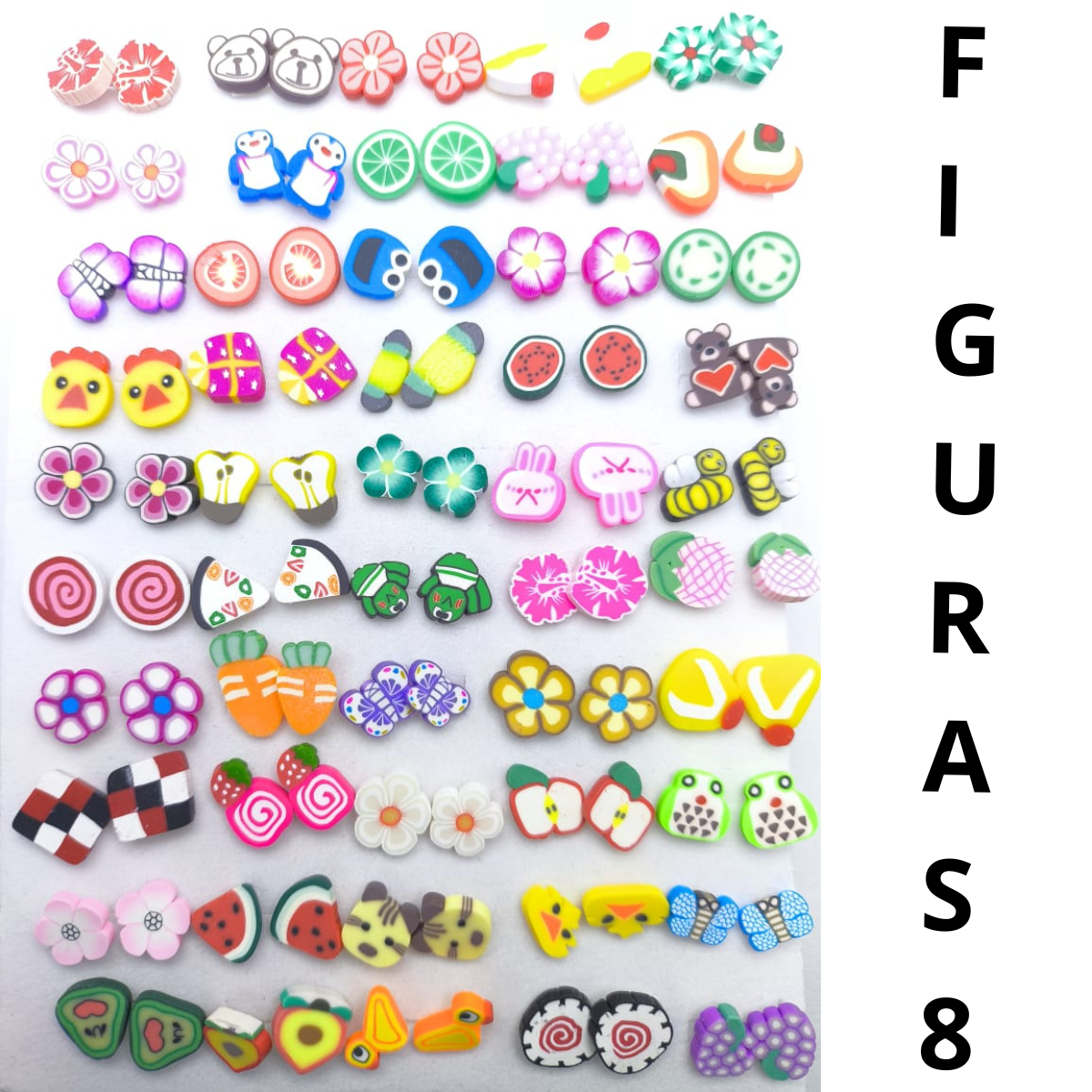 Pendientes de Animales Y Frutas Multicolores 02