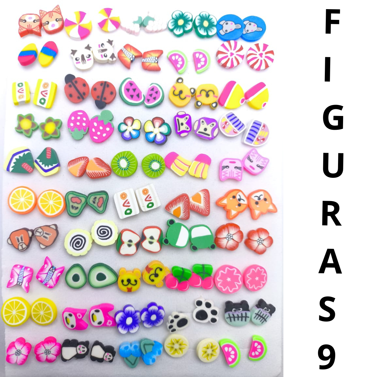 Pendientes de Animales Y Frutas Multicolores 02